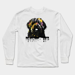 Black Russian Terrier Dog Long Sleeve T-Shirt